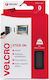 Velcro Stick Οn Black Αυτοκόλλητη Ταινία Χριτς Χρατς Μαύρη 1mx20mm