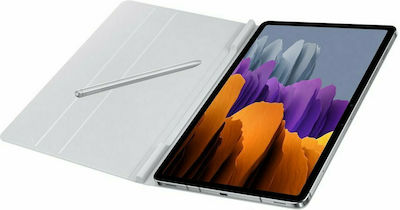 Samsung Cover Flip Cover Piele artificială Gri (Galaxy Tab S7) EF-BT870PJEGEU
