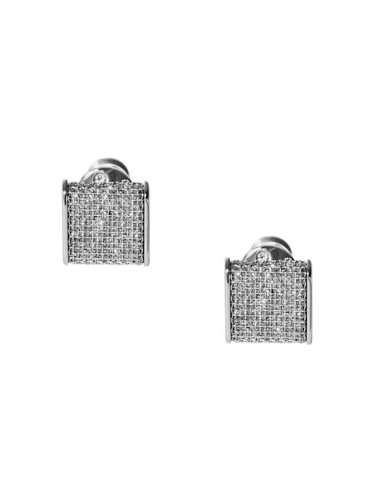 Skagen Merete Earrings made of Steel with Stones