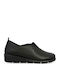 Parex Leder Anatomisch Damen Slip-Ons Schwarz