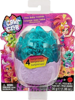 Mattel Miniature Toy Cave Club Dino Baby Crystals for 4+ Years 13.51cm. (Various Designs/Assortments of Designs) 1pc