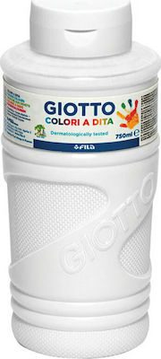 Giotto Colori a Dita Vopsea degete Alb 750ml 000536001