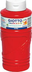 Giotto Colori a Dita Fingerfarben Rot 750ml 000536010