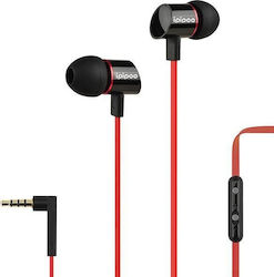 Ipipoo IP-A300Hi In-ear Handsfree με Βύσμα 3.5mm Κόκκινο Ipipoo IP-A300Hi In-ear Handsfree με Βύσμα 3.5mm Κόκκινο