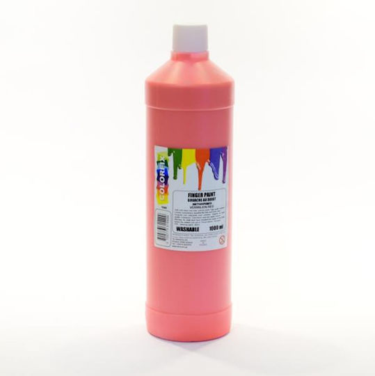 Colorfix Fingerpaint Fingerfarben Rot 1000ml