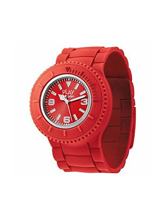 ODM Watch Battery with Red Rubber Strap PP001-07