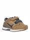 Kinder Sneakers mit Klettverschluss Tabac Braun