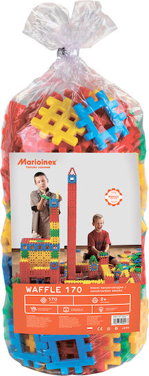 Marioinex Building Blocks Construction Blocks Waffles For 2+ Years 170 Pieces
