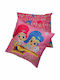 Das Home Kids Square Throw Pillow Shimmer & Shine 40x40cm Fuchsia