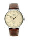 Zeppelin Hindenburg Watch Battery with Brown Leather Strap