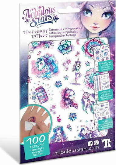 Nebulous Stars Temporary Tattoos Παιδικά Τατουάζ (Διάφορα Σχέδια)