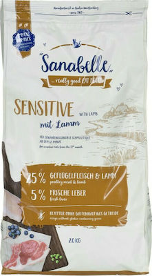 Bosch Petfood Concepts Sanabelle Sensitive Dry Food for Adult Cats with Sensitive Digestive System with Lamb 2kg