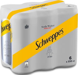 Schweppes Σόδα Σόδα με Ανθρακικό 6x330ml Schweppes Σόδα Σόδα με Ανθρακικό 6x330ml