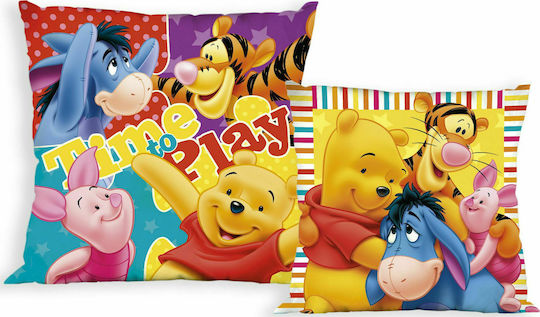 Dimcol Детска Декоративна Възглавница Winnie 134 Двулицева 40x40см