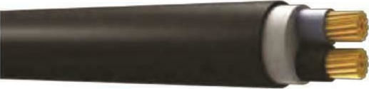 Eurolamp Netzkabel mit Durchmesser 5x4mm² in Schwarz Farbe 1m 1Stück