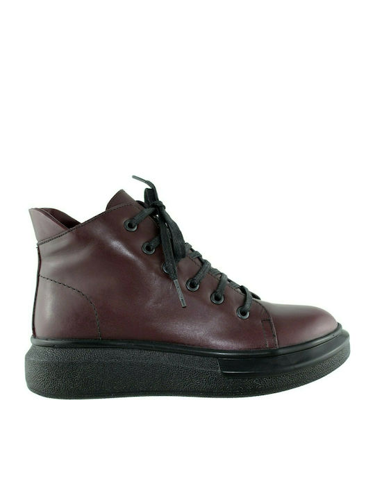 Act Shoes Cizme pentru femei Cizme din piele 201 Bordeaux