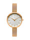 Vogue Scarlet Watch with Pink Gold Metal Bracelet