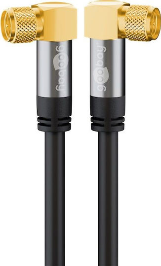 Goobay Καλώδιο Δορυφορικής F-Connector männlich - F-Steckverbinder männlich 5m (70584)