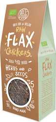 Diet-Food Βιολογικά Crackers Flax 5906395147946 90gr