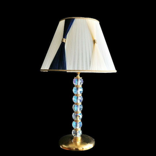 DITS Lighting Victoria Метална Настолна лампа с Златист Абажур и Основа