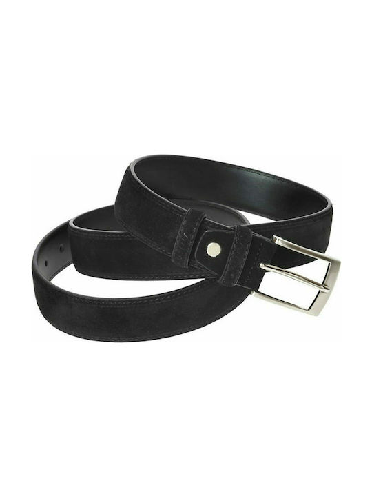 Lavor 115 Men's Leather Belt Black