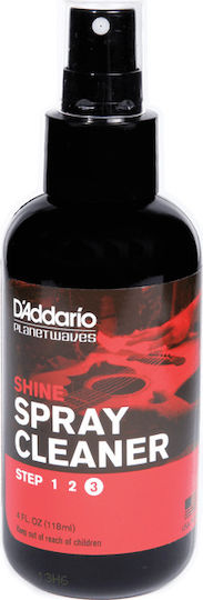 Daddario Shine - Instant Spray Polish Cleaning Accessory in Silver Color Step 3 of 3, 4oz