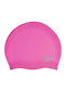 Speedo Plain Moulded Silicone Adults Swimming Cap Pink
