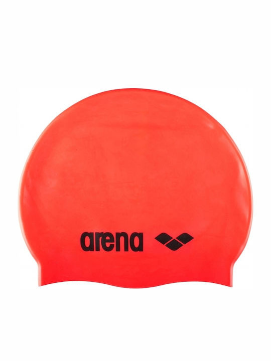 Arena Silicone Adults Swimming Cap Red
