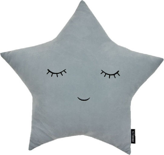 Minene Crib Decorative Pillow Star Light Blue 46x36cm