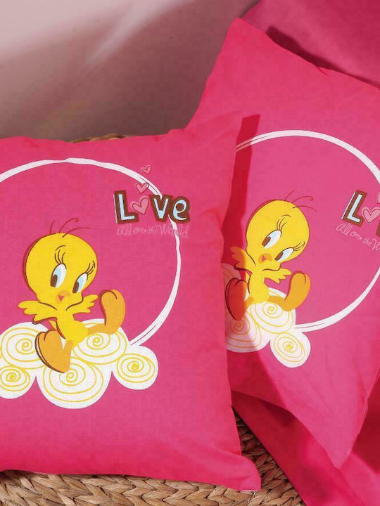 Viopros Детска Декоративна Възглавница Tweety 10 40x40см