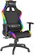 Genesis Trit 500 RGB Καρέκλα Gaming Δερματίνης με RGB Φωτισμό Μαύρη