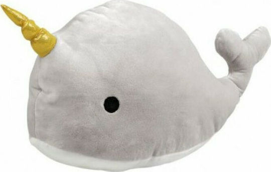 Kiokids Crib Decorative Pillow Unicorn Gray 45x17cm