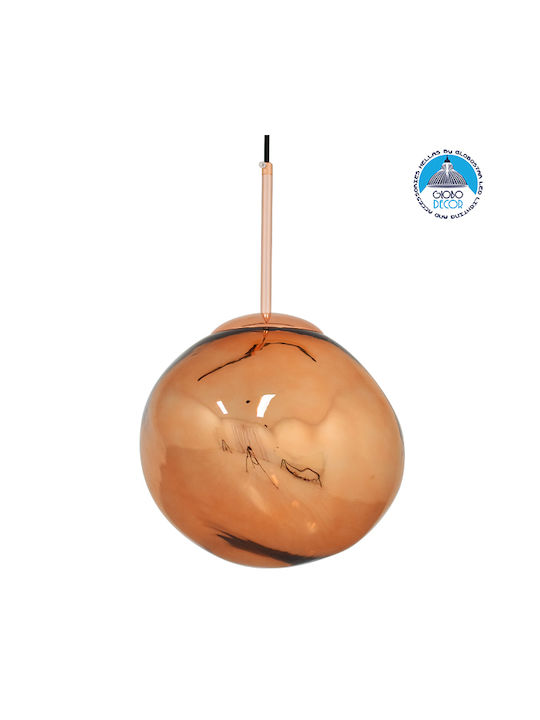 GloboStar Dixxon Pendant Light Copper with Socket E27 28x40cm