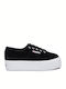 2790 Γυναικεία Flatforms Sneakers Μαύρα