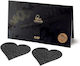 Bijoux Indiscrets Flash Heart Pasties Capace de sfârcuri Negre