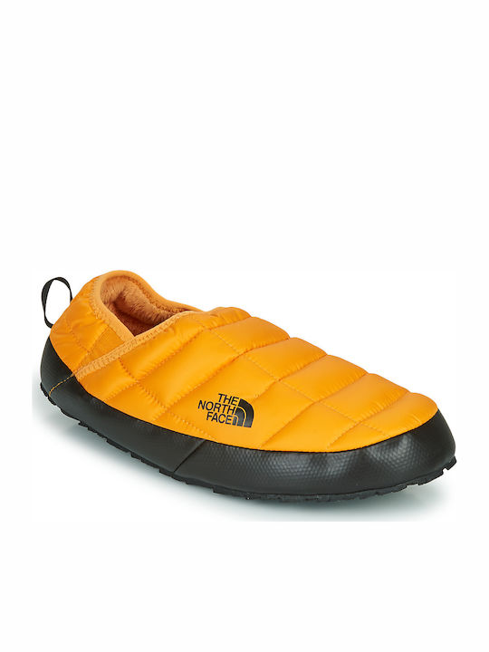 The North Face Thermoball Traction Mule Κλειστές Χειμερινές Ανδρικές Παντόφλες Κίτρινες