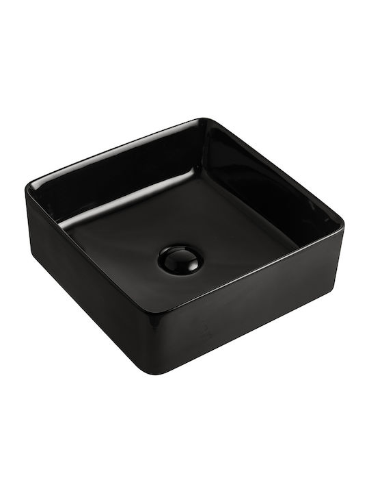 Ravenna Fabion Vessel Sink Porcelain 36x36x13cm Black