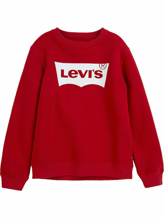 Levi's Hanorac pentru copii Roșu Batwing Crewneck