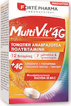 Forte Pharma MultiVit 4G Vitamin für Energie & Unterstützung des Immunsystems 30 Registerkarten