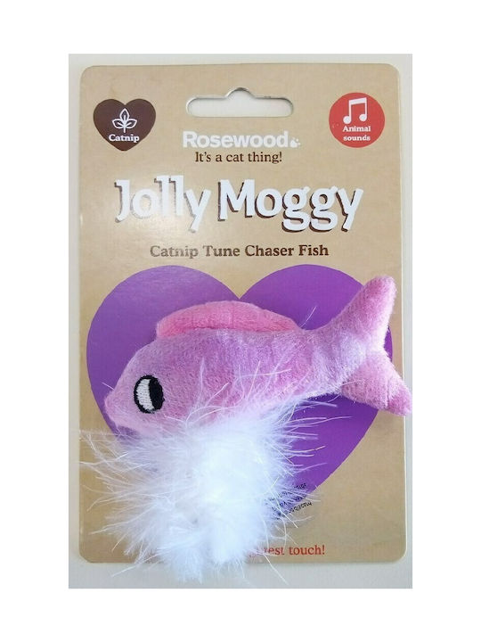 Rosewood Jolly Moggy Cat Toy with Catnip Catnip...