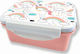 Total Gift Plastic Kids' Food Container Unicorns 0.650lt Pink x x 6.5cm