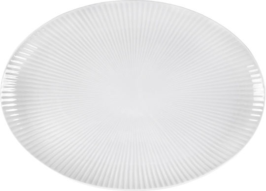 Oriana Ferelli PW5 Serving Platter Oval made of Porcelain White 36x36cm