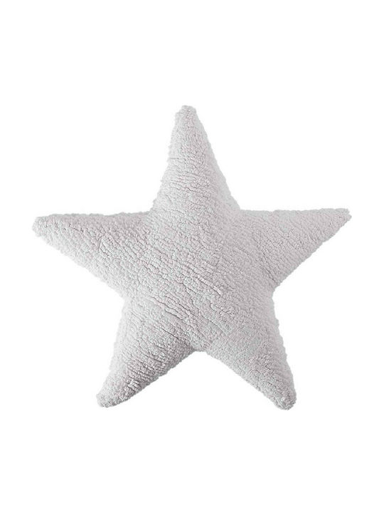 Lorena Canals Kinder Wurfkissen Stern Weiß 50x50cm