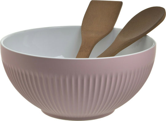 Inart Hölzernes Salatschüssel