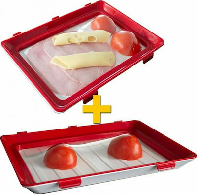 Genius Ideas Clever Tray Δίσκος Αποθήκευσης Τροφίμων από Σιλικόνη 2τμχ