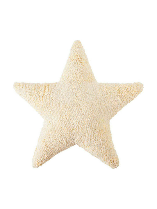 Lorena Canals Kinder Wurfkissen Stern Beiges 50...