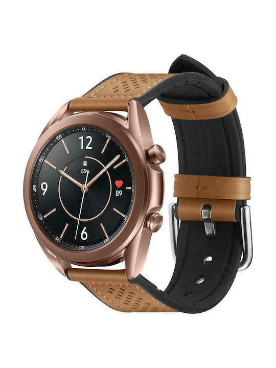Spigen Retro Fit Strap Leather Brown (Galaxy Watch 3 41mm)