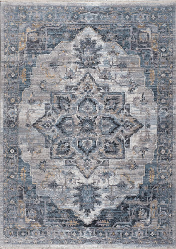 Balsan Χαλί Ορθογώνιο με Κρόσια Grey 133x190cm