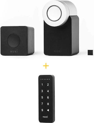 Nuki Keypad Combo Electronic Lock Lock Wi-Fi Connected and Bluetooth Black