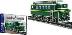 Diesel Locomotive Пъзел 3D 50 Комати